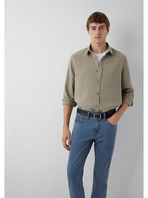 Mavi (Tencel™) Lyocell Karışımlı Haki Gömlek 0220433-70321