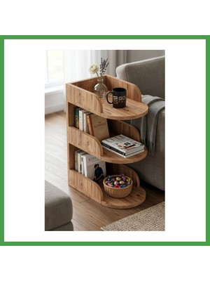 Soi Home Yan Sehpa Suntalam Kahverengi 60X43 cm Soı