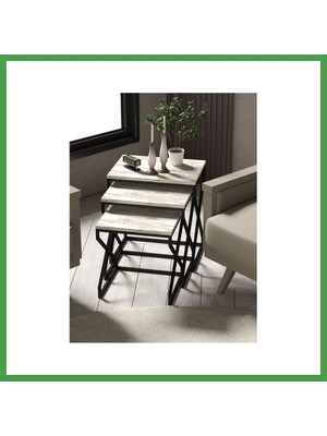 Soi Home Zigon Sehpa Modern Yan Sehpa V Lüx Efes Soı