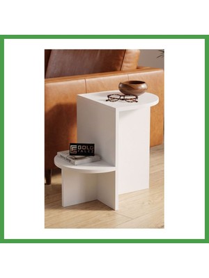 Soi Home Setro Yan Sehpa Suntalam Beyaz 53X35 cm Soı