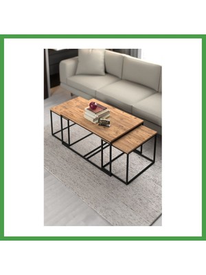 Soi Home Flora Sehpa Seti Kahverengi 4'lü Soı