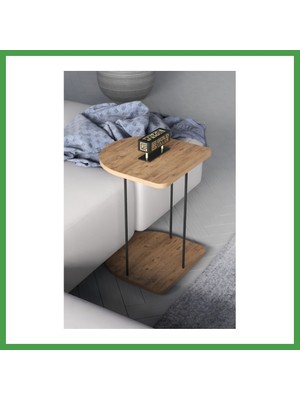 Soi Home Hnd Tekerlekli Oval Sehpa Çam Soı