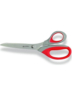 Adel Ofis Makası, Orta Boy, Paslanmaz Çelik Bıçak, Ergonomik Tutma Sapı, Asorti Renk, Ev ve Ofis Kul