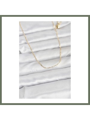 Bezos cm 14K Gold Renk 60 cm Zincirli Kadın Kolye Bezos1