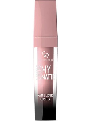 Golden Rose Liping My Matte Likit Ruj No: 01 - Suya Dayanıklı Ultra Mat Ruj