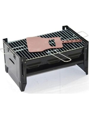 Tr Holtech Katlanır Emaye Paslanmaz Metal Mangal Çantalı Bbq