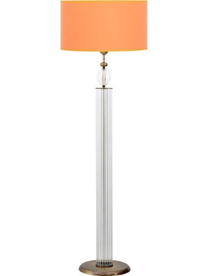 Tr Noa Gold Kaplama Tripod Boyu Ayarlanabilir Metal Lambader - Beyaz Kırçıl VNRNOAMTL1225