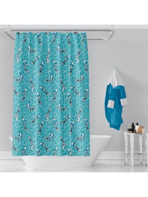 Tr Günce Banyo Duş Perdesi 4352 Çift Kanat 2X100X200