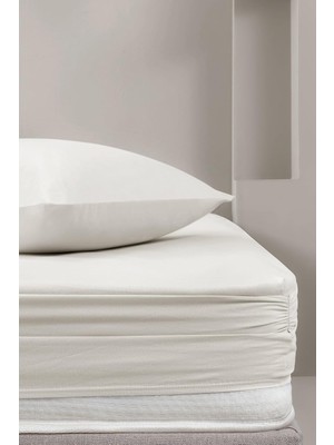Tr Yataş Bedding Noah Lastikli Çarşaf (200X200 Cm) - Ekru