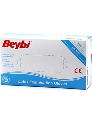 Tr Beybi Lateks Eldiven Pudralı Orta (M)