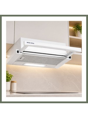 Bezos Çift Motorlu Beyaz Mutfak Aspiratörü (Led, 2 Hız) Bezos1