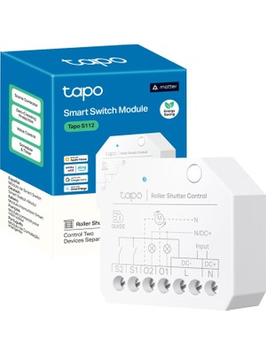 Tr S112 | 2 Kanallı Wlan ve Bluetooth Akıllı Röle Şalteri – 6A | Panjur ve Işık Kontrolü,