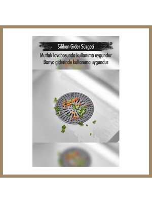 Bezos Silikon Lavabo Gideri Süzgeci 22