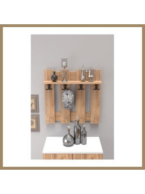 Bezos Country Duvar Askılığı Kahverengi 60 cm 22