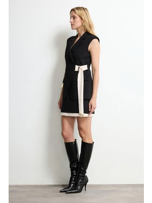 Love My Body  Mini Gabardin Etek Siyah 127L9889001