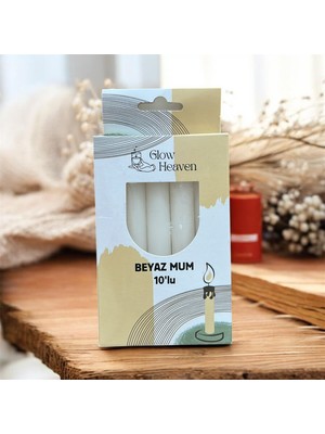 Glow Heaven Beyaz Mum 10LU