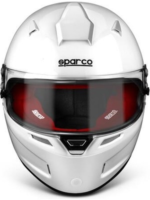 Sparco Rf-5 Kapalı Yarış Kaskı Fia Onaylı Beyaz Kırmızı Xs Beden