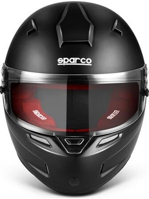 Sparco Rf-5 Kapalı Yarış Kaskı Fia Onaylı Siyah Kırmızı Xs Beden
