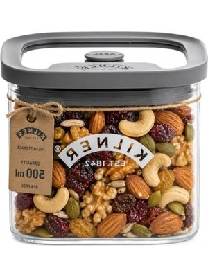 Şanal Borosilikat Cam Kapaklı Saklama Kabı, 500 ml Hava Geçirmez