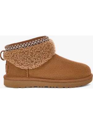 Kız Çocuk Bot 1157730K Ugg K Classıc Ultra Mını Maxı Curly Chestnut (Taba)