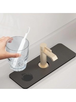 Myg Plus Sihirli Lavabo Kenar Matı, 38X13 cm Boyutunda, Su Emici ve Pratik Kullanım