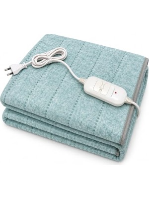Myg Plus Çift Kişilik Elektrikli Battaniye 120X160 Cm, 80W, 2 Kademeli Isı