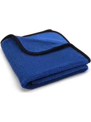 Die Grup Silva Premium Oto Kurulama Havlusu 50X70 cm - Mikrofiber Araç Kurulama Bezi, Çift Katman Bukle Doku, Süper Emici Araba Kaporta ve Cam Kurutma Havlusu, Çizmez, Iz ve Hav Bırakmaz, Gece Mavisi