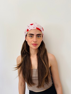 Retrobird Watermelon Vintage Bandana Fular Kadın Kırmızı