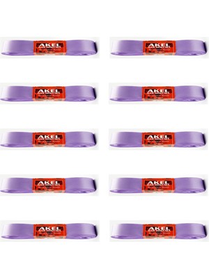Omeyva Dar Dokuma Lila Saten Kurdele - 2 Cm. x 10 Metre - 10 Adet