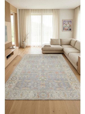Decomia Home Herıtage Etnik Desenli Şönil Kilim Salon Halısı Mutfak Halısı Yolluk