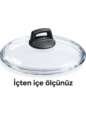 Arcak2 Karaca Orjinal Kulp ve 18 cm  Cam Kapak