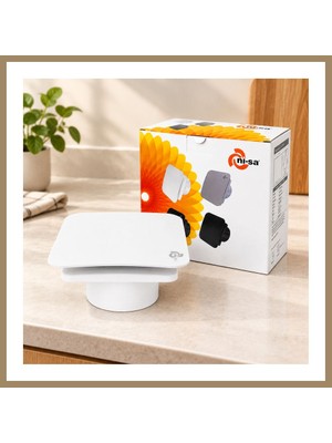 Bezos 120 mm Plastik Banyo Tuvalet Aspiratörü 16W 80M³/H 22