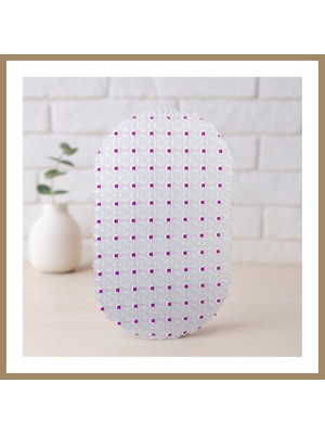 Bezos Oval Eko Pvc Kaydırmaz Banyo Paspası 22