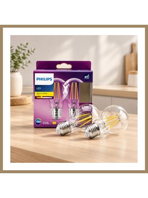 Bezos LED Filament Rustik Ampul E27 7W 806 Lumen Cam Gövde 22