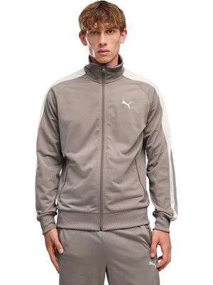 Puma Essentials T7 Erkek Bej Günlük Stil Eşofman Üstü 69246281