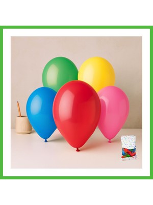 Bezos Renkli Klasik Balon 26 cm (10'') - 100'LÜ Paket Arz