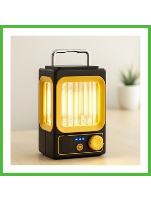Bezos Nostalji Solar Lamba - USB Şarjlı 1500MAH Arz