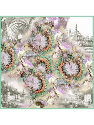 Lavanda-Lavander Bülbül Yuvası — Gri Eşarp