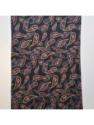 Lavanda-Lavander Paisley — Antrasit Boyunluk
