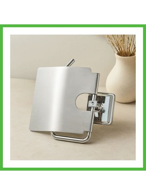 Bezos Geniş Kapaklı Metal Wc Kağıtlığı (Yapışkanlı Montaj) Arz