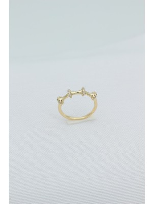 Xuping Jewelry Stil Incisi/xupıng Jewelry Kemik Ince Zirkon Taşlı Yüzük