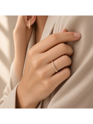Xuping Jewelry Stil Incisi/xupıng Jewelry Baklava Desen Zirkon Taşlı Yüzük