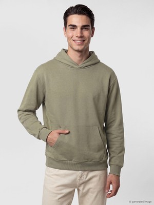 LC Waikiki Lc Waıkıkı Haki Kanguru Cepli Erkek Hoodie