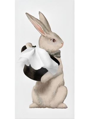 Spextrum Tissue Up Tale Wonder Rabbit Peçetelik Beyaz