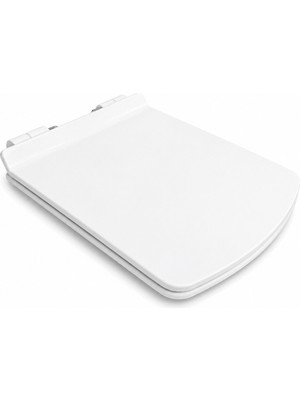 Isvea S10 Klozet Kapağı Slim Duroplast Soft Close Yavaş Kapanan Tak Çıkar Beyaz