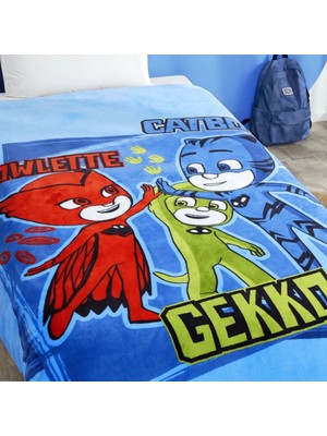 Taç Lisanslı Pj Masks Heroes 2 Tek Kişilik Battaniye