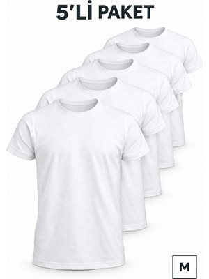Sanal Bayim Sublimasyon Polyester Tişört M 5li Paket