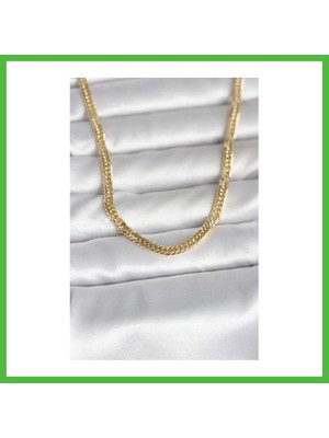Bezos cm 14K Gold Renk Zincir Model 45 cm Kadın Kolye Arz