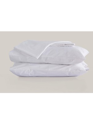 Str Store Sleeptown Celia Pamuk Luxury Yıkanabilir Mevsimlik Otel Nevresimi Çift Kişilik Nevresim 200X220 Beyaz