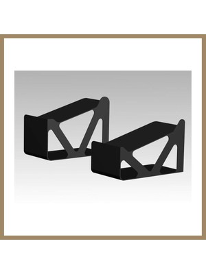 Bezos 3D Baskı Çift Katlı Ayakkabı Rafı Ayakkabı Düzenleyici Istiflenebilir Ayakkabı Tutucu Siyah 22